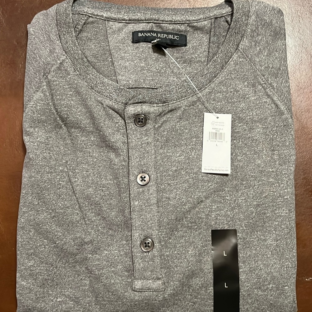 Banana Republic factory jersey long sleeve tee